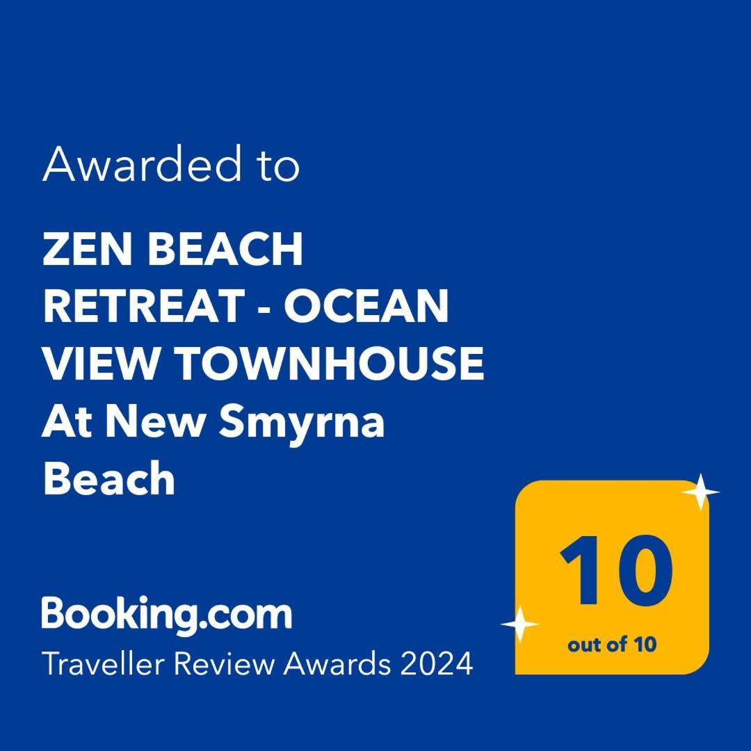 Zen Beach Retreat - Ocean View Townhouse -No Drive Beach New Smyrna Beach Εξωτερικό φωτογραφία